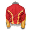 Colonel Major of the Horse Hunters of the Guard – Red Dolman with Gold Braid and Grey Fur Trim