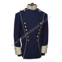 Prussian Guard Uhlan Officer’s Uniform – Dark Blue Wool with Off-White Trim
