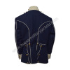 Prussian Guard Uhlan Officer’s Uniform – Dark Blue Wool with Off-White Trim