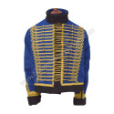 7th Hussars Lieutenant’s Royal Blue Pelisse Jacket with Gold Braid and Black Fur Trim