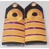 Premium British Military Gold Bullion Epaulettes for Navy Captain Chief Officer Uniforms