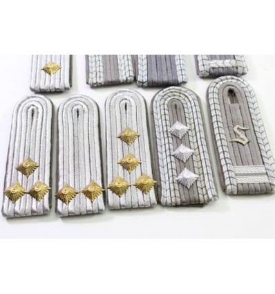 Premium German Military Bullion Wire Shoulder Epaulettes for Ceremonial and Reenactment Uniforms