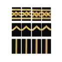 Premium Sailor Military Navy Bullion Braid Epaulettes for Captain and Chief Officer Uniforms