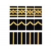 Premium Sailor Military Navy Bullion Braid Epaulettes for Captain and Chief Officer Uniforms