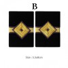 Premium Sailor Military Navy Bullion Braid Epaulettes for Captain and Chief Officer Uniforms