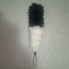 Two-Tone Black & White Feather Hackle