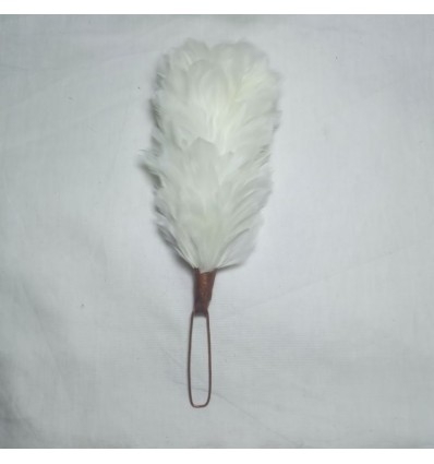 Pure White Feather Hackle