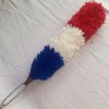 Tri-Color Red, White & Blue Feather Hackle