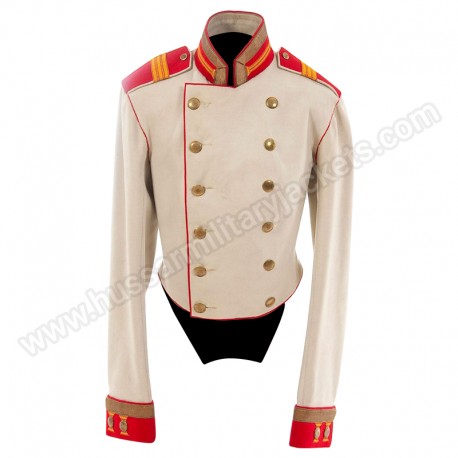 AN IMPERIAL RUSSIAN HORSE GUARD CAVALRY SERGEANT'S CEREMONIAL COAT