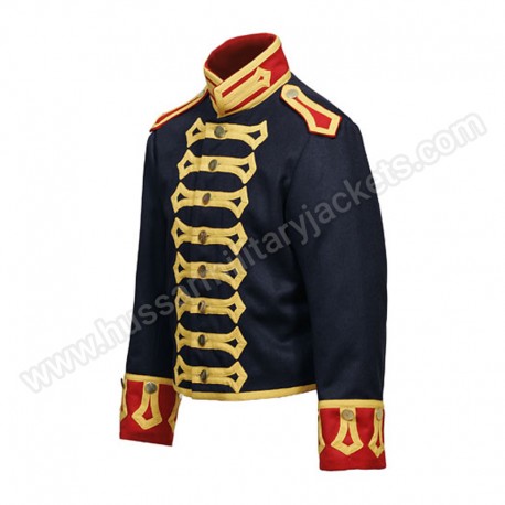 Royal Horse Artillery Drivers Tunic Circa 1815 Made in dark blue wool