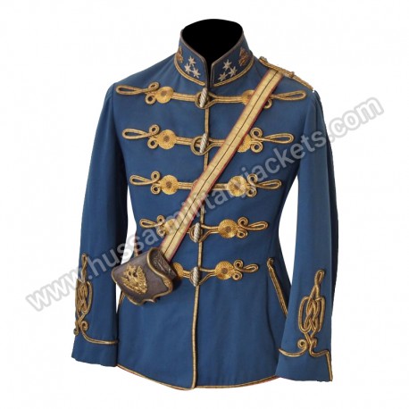 Captain and Commander Machine-gun Department Hussar Regiment Military Officer Jacket