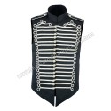 Hand Made Military Ussaro drummer Parade Sleeveless Jacket Gilet Vest