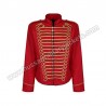 Red Gold Officer Military Drummer Parade Jacket