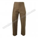 British Army 40 Pattern Light Brown Wool Trousers