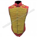 Red Gold Hussar Waist coat