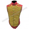 Red Gold Hussar Waist coat