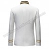 Mens White Suits Notched Lapel Wedding Party Blazer Dinner Vintage Jacket